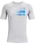 Men's Ua Team Issue Wordmark Short Sleeve - Halo GRAY-015 XXL
