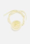 Choker Necklace - Ecru Rosette