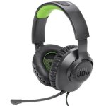 JBL Quantum 100X Console Wired Over-ear Gaming Headset With Detachable MIC - Black green
