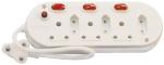 MicroWorld 6 Way Multi-plug With Switch