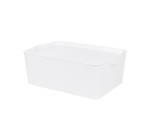Venus Medium Storage Box White With White Lid
