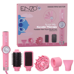 Enzo EN-4143 Professional 5-IN-1 One-step Hot Air Styling Brush Pink