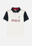 Polo Boys Dylan Colour Blocked Golfer - Off White