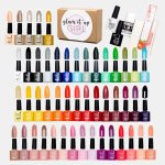 High-quality Uv led Glam Gel Nail Polish Salon Starter Kit -54 Pieces
