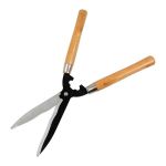 200MM Wavy Blade Hedge Shear With Wooden Handle - 4 Pack