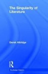 The Singularity Of Literature Hardcover