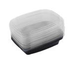 Small Meal Tray Shallow With Clear Lid T729+L742 10 Pk
