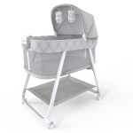 Ingenuity-lullanight Soothing Bassinet With Locking Wheels And-night-light -gem