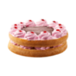 Cherry Toppingdessert Cake Single