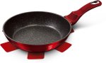 20CM Burgundy Fry Pan 1 L Capacity