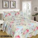 3 Piece Quilt Set Luxury T210696-B Double Queen - Luxury Double Queen