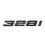 BM-328I-GBK High Quality Abs Bmw 328I Trunk Emblem-gloss Black