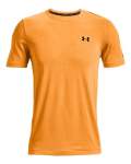 Men's Ua Rush Seamless Short Sleeve - Omega Orange Md