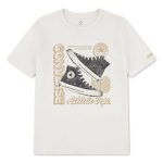 Converse Unisex Stacked Senakers Graphic T-Shirt In Egret - Egret 7