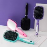 Paddle Hair Brush With Mirror - Female