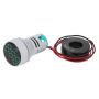 Ac 220V Digital Current Meter Round Panel Ammeter For Indicator Light