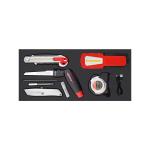 : 19PC Rechargeable Work Light & Multi-tool Set - T23356