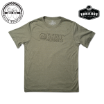 Mens Plein Bos Emboss T-Shirt - Oasis - 2XL