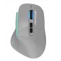 MR-22 Wireless Gaming MOUSE 7200 Dpi Rgb Lighting 6 Buttons Ergonomic Gray