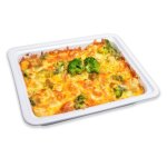 Broccoli & Cauliflower Baked With Cheese Sauce
