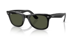 Ray-Ban - Wayfarer - Black On Transparent/Green - Size 50