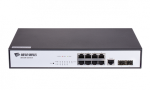 S2500-P Series Miro 8 Ge Poe Ports 2X 100 1000MBPS Sfp Ports 1 RJ45 Port 1 Rst Button 150W