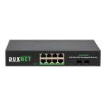 DUX1010GEPF 10 Port Gbe With 8-PORT Poe+ Gigabit Ports And 2 X Sfp Uplink Ports Unmanaged Switch