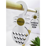 Kikki & Frankie Closet Dividers White & Gold Pineapples