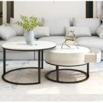 Modern Round Nesting Coffee Table