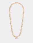 Talia T-bar Necklace - 0 Gold