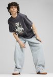Puma Club De Course Graphic Tee - Galactic Grey