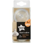 Tommee Tippee Fast 2'S Closer To Nature Bottle Teats Fast Flow