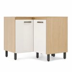 Corner Kitchen Unit Nogueira Off White MWBR5750CNR