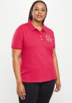 Polo Mya Short Sleeve Nailhead Crest Golfer - Red