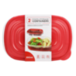 Rectangular Food Storage Containers 890ML 2-PACK