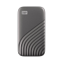 Western Digital Wd My Passport 2.5-INCH 500GB Grey External SSD WDBAGF5000AGY-WESN