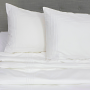 Heritage Collection Soho 500 Thread Count Egyptian Cotton Duvet Cover Set White Stitch - Super King 260X240CM