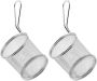 2PCS Stainless Steel Frying Basket Set Practical Kitchen Fryer Baskets