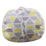 Multi-purpose Large Capacity Kids Plush Toy Storage Bag - Yellow