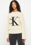 Calvin Klein Blown Up Ck High Neck - Eggshell