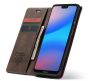 Huawei P20 Lite Leather Flip Cover Brown
