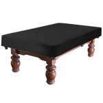8FT Pool Table Cover Waterproof Oxford Billiard Table Cover With Uv & Dust Protection Heavy Duty Black