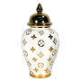 Ginger Jar White 18.5X32CM