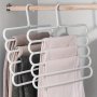 Multi-use Foldable Hanger - Non-slip Space-saving Design For Ties Pants & Scarves Ideal For Closets Bedrooms And Dorms