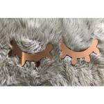 Kikki & Frankie Sleepy Eyes Walnut - Rose Gold