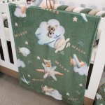 Personalised Fleece Blanket Plane Sky Adventure Chihuahua Set Airplanes