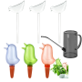 7PCS Plant Watering Kit - 1L Watering Can & Self Watering Spikes System