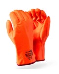 Orange Pvc Freezer Gauntlet 30CM