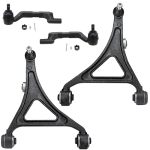 Detroit Axle - Awd Front Lower Control Arms W ball Joints + Outer Tie Rods Replacement For Dodge Charger Challenger Chrysler 300