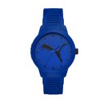 Puma Men's Reset Blue Round Polyurethane Watch - P5014